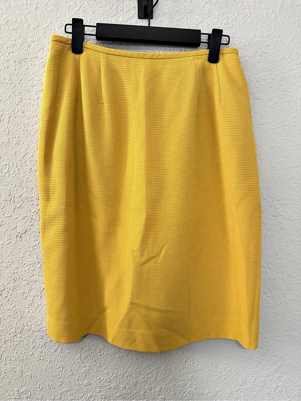 Kasper Yellow Midi Skirt Size 6P